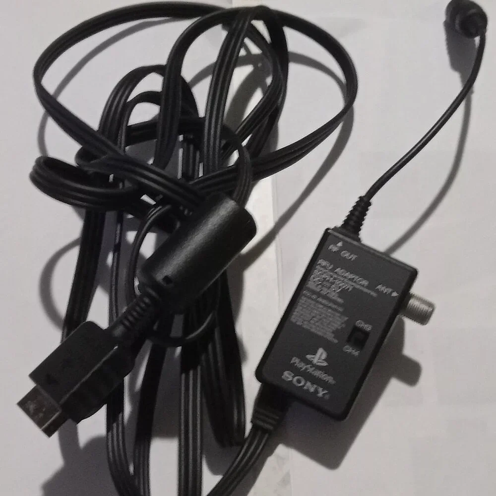 Playstation RF Switch Cable Sony OEM TV Adapter Cord SCPH-10071 PS1 PS2